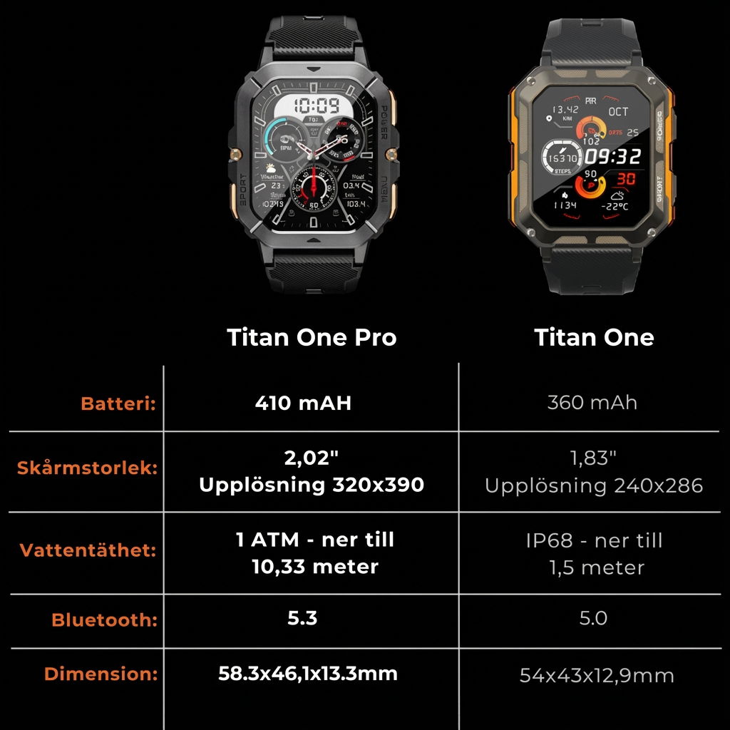 Titan One vs Titan One Pro – välj det bästa